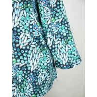 Bluzka OVERSIZE zielone i niebieskie kryształki XXXL